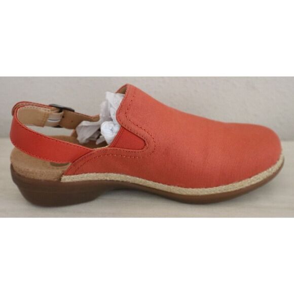 Revitalign Women's Sz 8.5D Brick Red Ventura Canvas Clogs - Picture 6 of 8